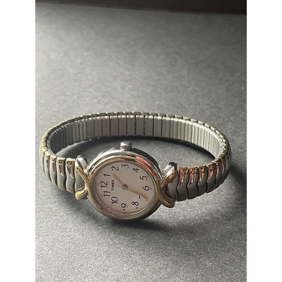Timex Cavatina T21854 Wrist Watch Women Stainless Steel Stretch Water Resistant - Picture 1 of 8